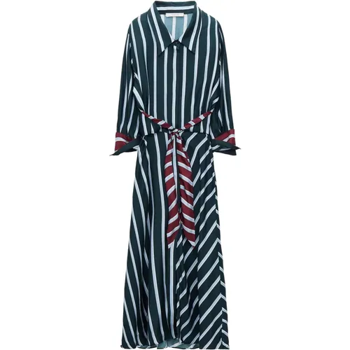 Luxurious Stripes dress , female, Sizes: XL - dorothee schumacher - Modalova