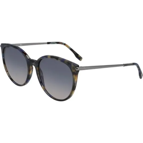 Blaue Metall Damen Sonnenbrille - Lacoste - Modalova