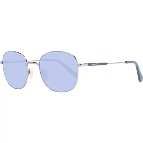 Graue Unisex-Sonnenbrille Runde Blaue Glser - Gant - Modalova