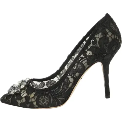 Pre-owned Lace heels , female, Sizes: 6 UK - Dolce & Gabbana Pre-owned - Modalova