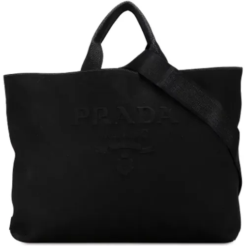 Pre-owned Canvas prada-bags , female, Sizes: ONE SIZE - Prada Vintage - Modalova