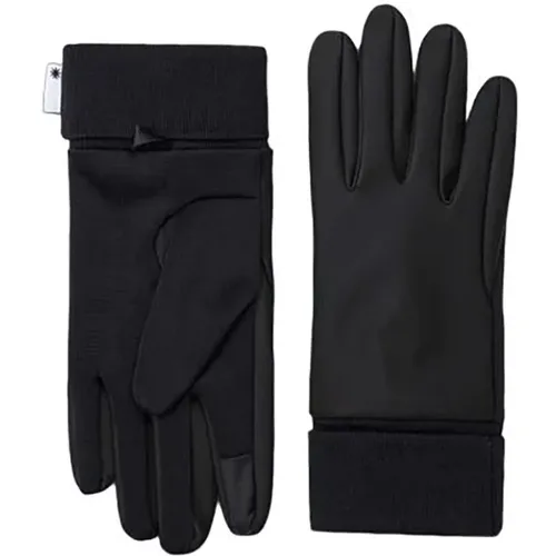 Schwarze Handschuhe für Regen , unisex, Größe: M - Rains - Modalova