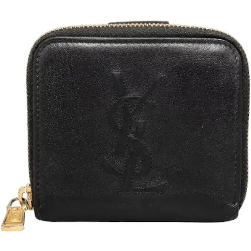 Pre-owned Leather wallets , female, Sizes: ONE SIZE - Yves Saint Laurent Vintage - Modalova