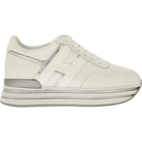 Iconic Leather Sneakers with Ultra-Light Sole , female, Sizes: 3 1/2 UK, 4 UK, 7 UK, 4 1/2 UK, 5 UK, 5 1/2 UK, 6 1/2 UK, 3 UK, 6 UK - Hogan - Modalova