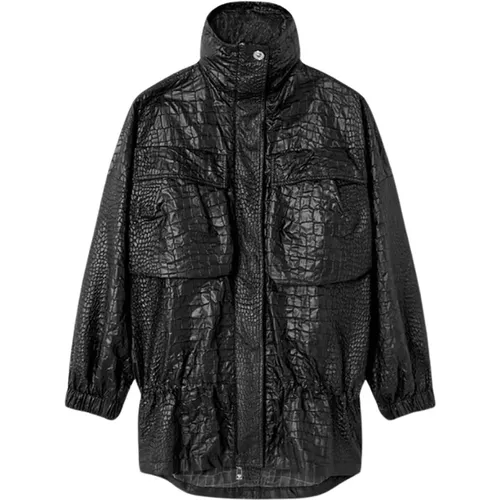 Responsible Fabric Techn Blouson Jacket , female, Sizes: XS - Versace - Modalova