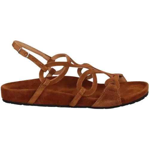 Ornate Band Open Flat Sandal , female, Sizes: 5 UK, 7 UK, 5 1/2 UK, 6 UK - Anna F. - Modalova