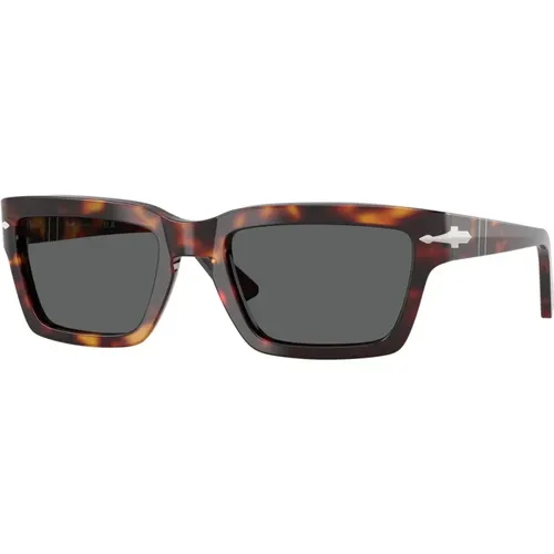 Stylish Sunglasses with Grey Lenses , unisex, Sizes: 55 MM, 57 MM - Persol - Modalova