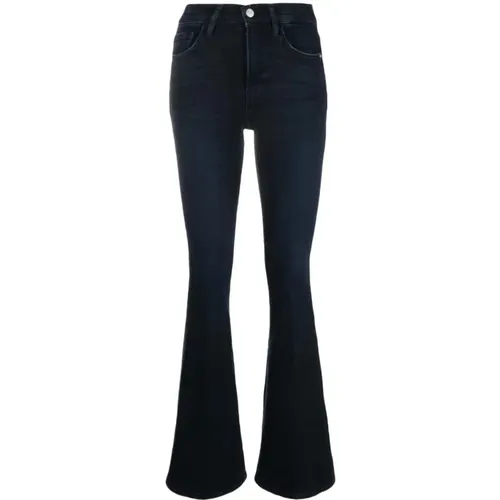 Indigo High Flare Jeans , Damen, Größe: W25 - Frame - Modalova