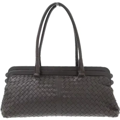 Pre-owned Leather handbags , female, Sizes: ONE SIZE - Bottega Veneta Vintage - Modalova