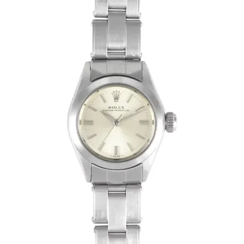 Pre-owned Stainless Steel watches , female, Sizes: ONE SIZE - Rolex Vintage - Modalova