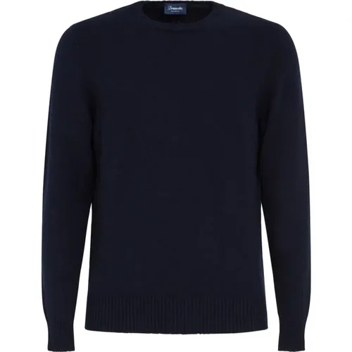 Crew Neck Sweater , male, Sizes: 2XL, 4XL, L, XL, 3XL, M - Drumohr - Modalova