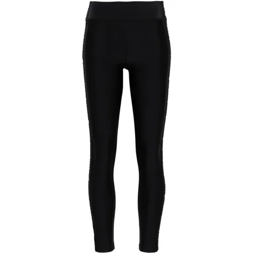 Schwarze Leggings für Frauen , Damen, Größe: S - Versace Jeans Couture - Modalova