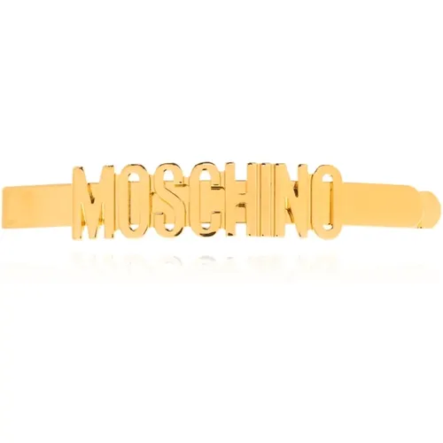 Haarklammer mit Logo Moschino - Moschino - Modalova