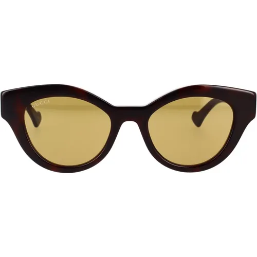 Minimalist Cat-Eye Sunglasses , female, Sizes: 51 MM - Gucci - Modalova