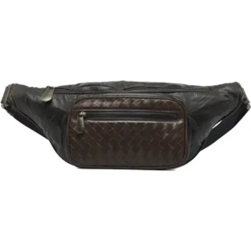 Pre-owned Leather crossbody-bags , male, Sizes: ONE SIZE - Bottega Veneta Vintage - Modalova