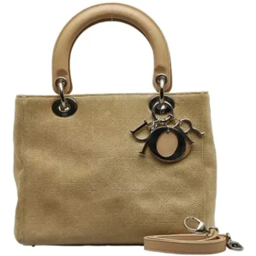 Pre-owned Suede dior-bags , female, Sizes: ONE SIZE - Dior Vintage - Modalova