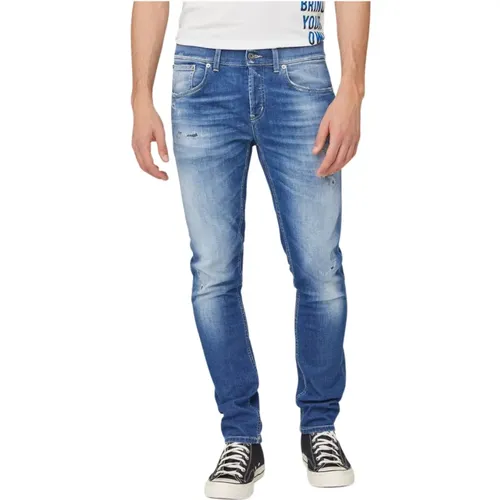 Schmal geschnittene Jeans für Herren , Herren, Größe: W29 - Dondup - Modalova