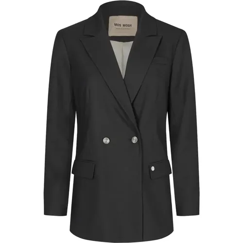 Trendiger Oversized Doppelreihen-Blazer , Damen, Größe: L - MOS MOSH - Modalova