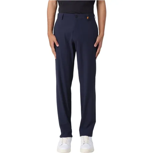 Slim-fit Trousers , male, Sizes: W34, W32, W31 - Save The Duck - Modalova