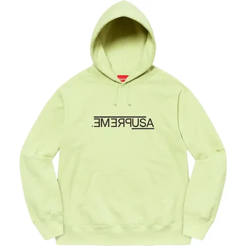 Limited Edition Hooded Sweatshirt Light Sage , male, Sizes: S, XL, L, M - Supreme - Modalova