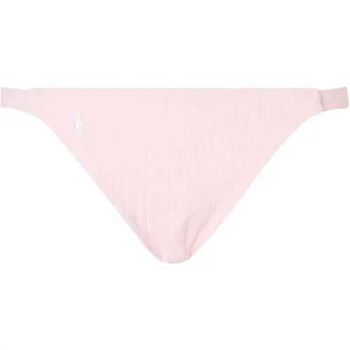 Strand-Bikini mit gesticktem Logo , Damen, Größe: L - Ralph Lauren - Modalova