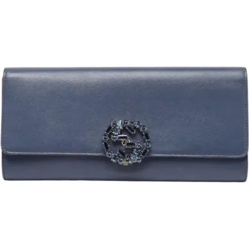 Pre-owned Leather clutches , female, Sizes: ONE SIZE - Gucci Vintage - Modalova