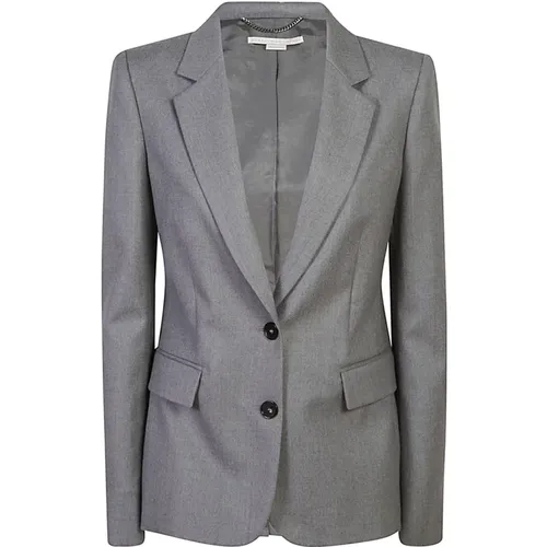 Grey Jackets for Women , female, Sizes: 2XS, XS, S - Stella Mccartney - Modalova