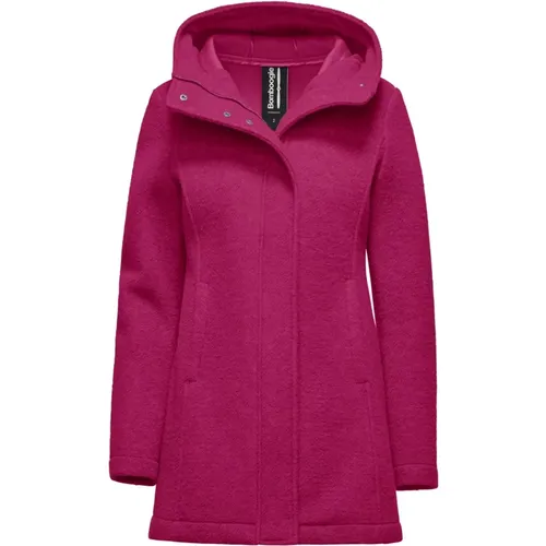 Essential Single-Breasted Wool Coat , female, Sizes: XL, M, XS, L, S - BomBoogie - Modalova
