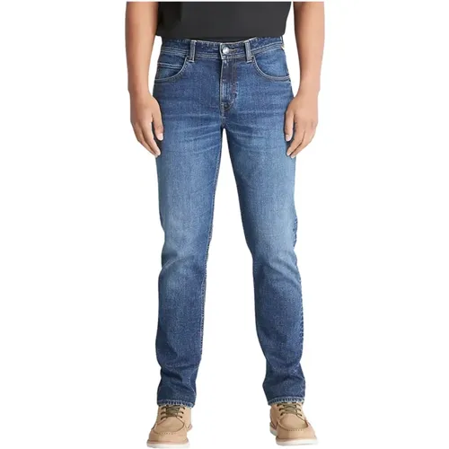 Blaue Klassische Jeans , Herren, Größe: W32 - Timberland - Modalova