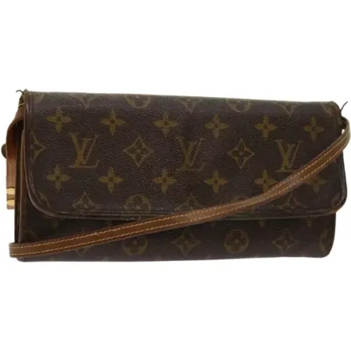 Pre-owned Canvas shoulder-bags , female, Sizes: ONE SIZE - Louis Vuitton Vintage - Modalova