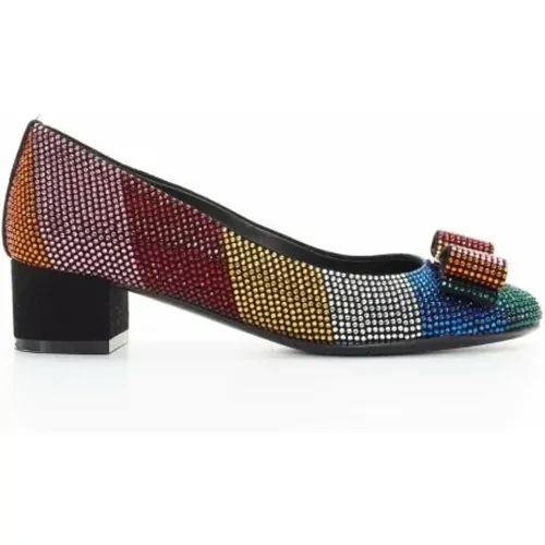 Pre-owned Leather heels , female, Sizes: 1 UK - Salvatore Ferragamo Pre-owned - Modalova