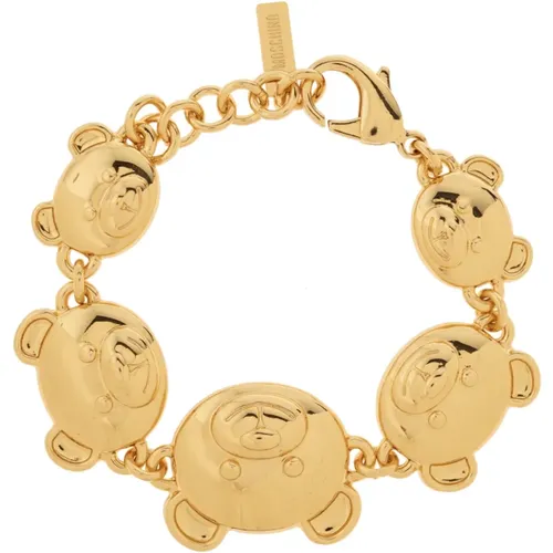 Armband mit Bärenmotiv , Damen, Größe: L - Moschino - Modalova