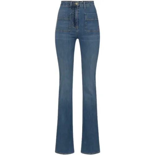 Boot-cut Jeans , female, Sizes: W27 - Elisabetta Franchi - Modalova