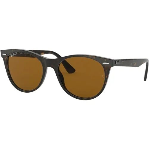Wayfarer II Classic Sonnenbrille Braun Polarisiert , unisex, Größe: 52 MM - Ray-Ban - Modalova