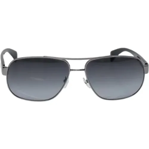 Pre-owned Metal sunglasses , female, Sizes: ONE SIZE - Prada Vintage - Modalova