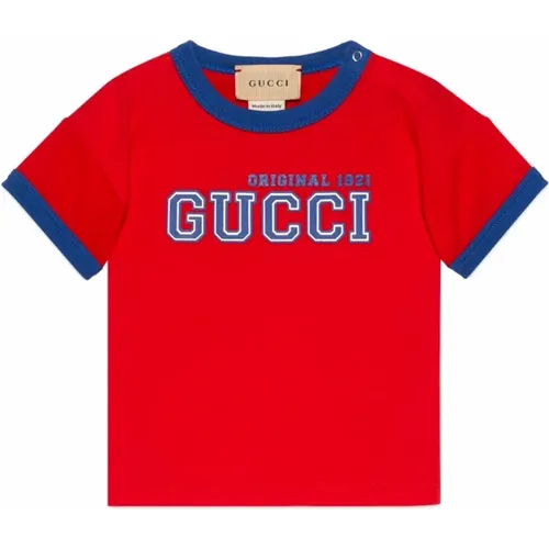 Kinder Rote T-Shirts und Polos - Gucci - Modalova