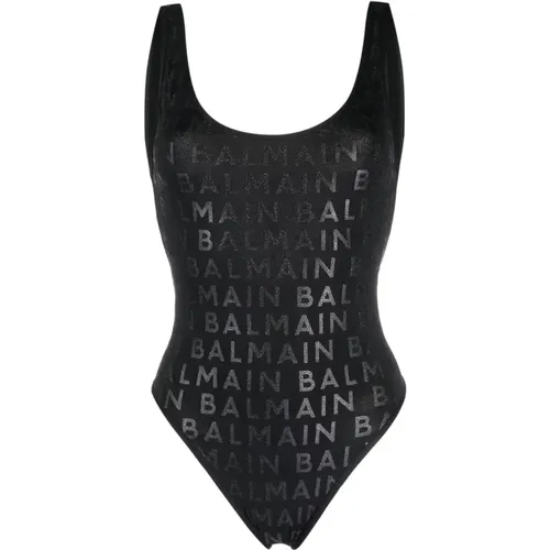 Olimpionic swimsuit , female, Sizes: L, S - Balmain - Modalova