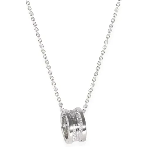 Pre-owned White Gold necklaces , female, Sizes: ONE SIZE - Bvlgari Vintage - Modalova