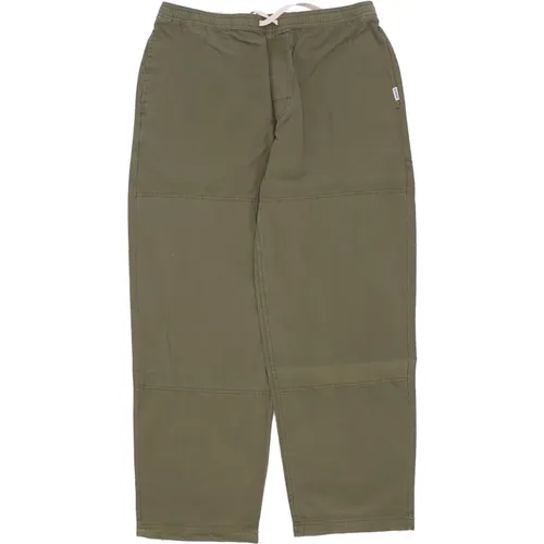 Beetle Trousers, Elastic Waist, Pockets , male, Sizes: XS, S, M, XL, L - Element - Modalova