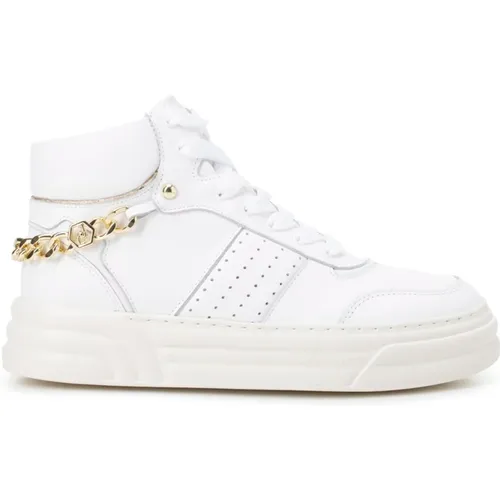 Weiße Sneakers mit Pinafore Metal - Liu Jo - Modalova