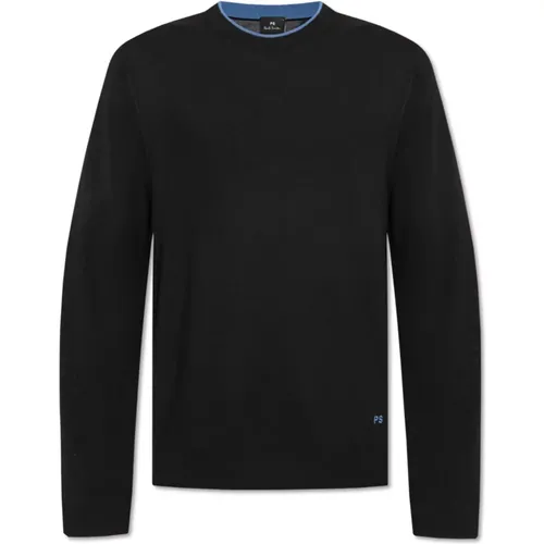 Wollpullover mit Logo , Herren, Größe: S - PS By Paul Smith - Modalova