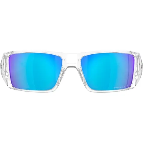 Sporty Wraparound Sungles for Men , male, Sizes: 61 MM - Oakley - Modalova