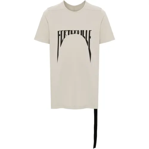 Perle/Schwarz T-Shirts Level T - Rick Owens - Modalova