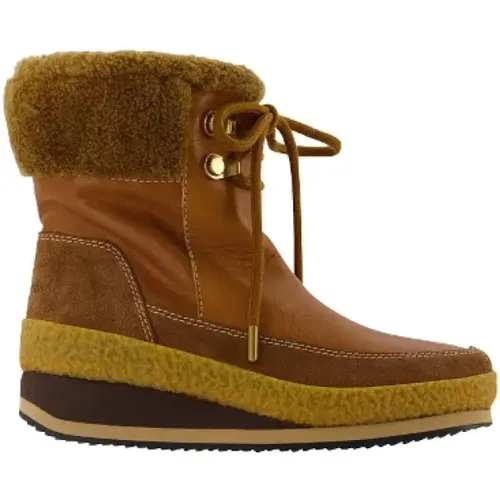 Leather boots , female, Sizes: 3 UK - Chloé - Modalova