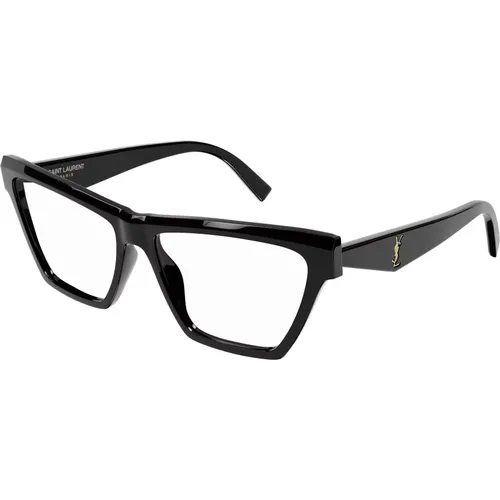 Gold Logo Eyewear Frames , unisex, Sizes: 58 MM - Saint Laurent - Modalova