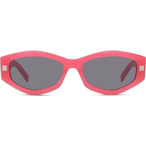 Shiny Fuchsia Cat-Eye Sunglasses , female, Sizes: ONE SIZE - Givenchy - Modalova