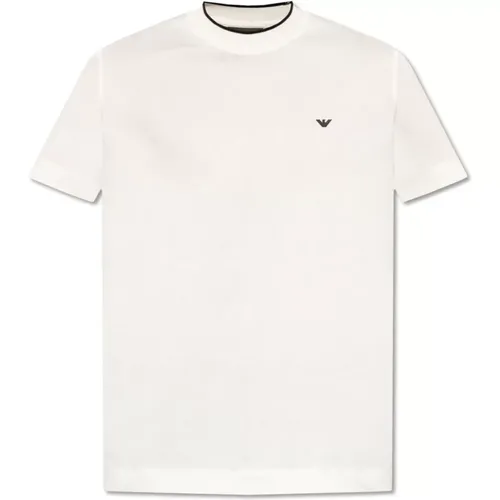 Baumwoll T-Shirt , Herren, Größe: 3XL - Emporio Armani - Modalova