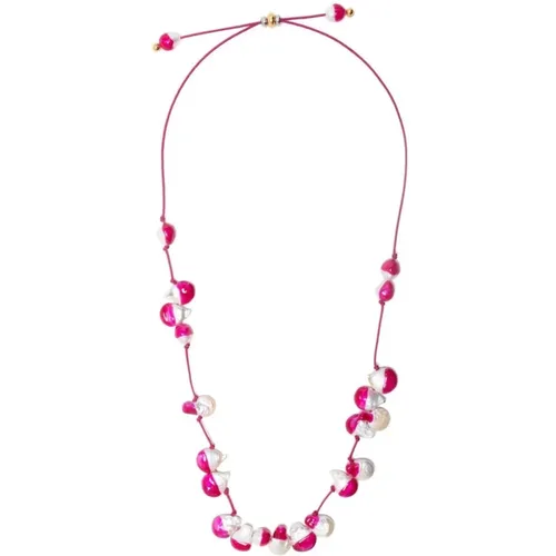 Cherry Pearl Necklace , female, Sizes: ONE SIZE - Panconesi - Modalova