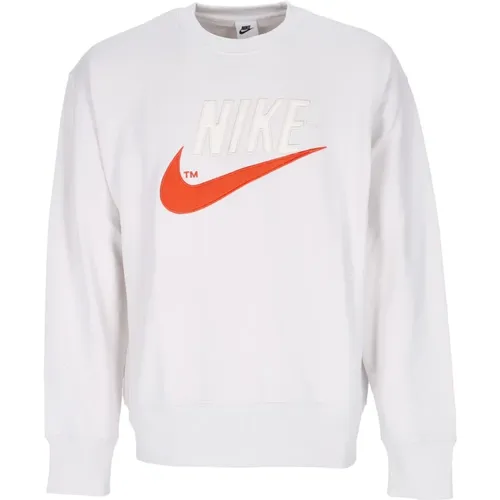 Leichtes Trend Fleece Crewneck Sweatshirt , Herren, Größe: L - Nike - Modalova