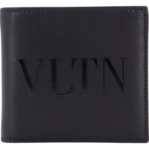 Leather Wallet with Multiple Compartments , male, Sizes: ONE SIZE - Valentino Garavani - Modalova